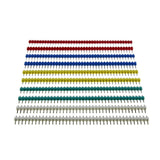 10pcs 40 Pin 1x40 Single Row Male and Female 2.54 Breakable Pin Header PCB JST Connector Strip for arduino DIY Kit