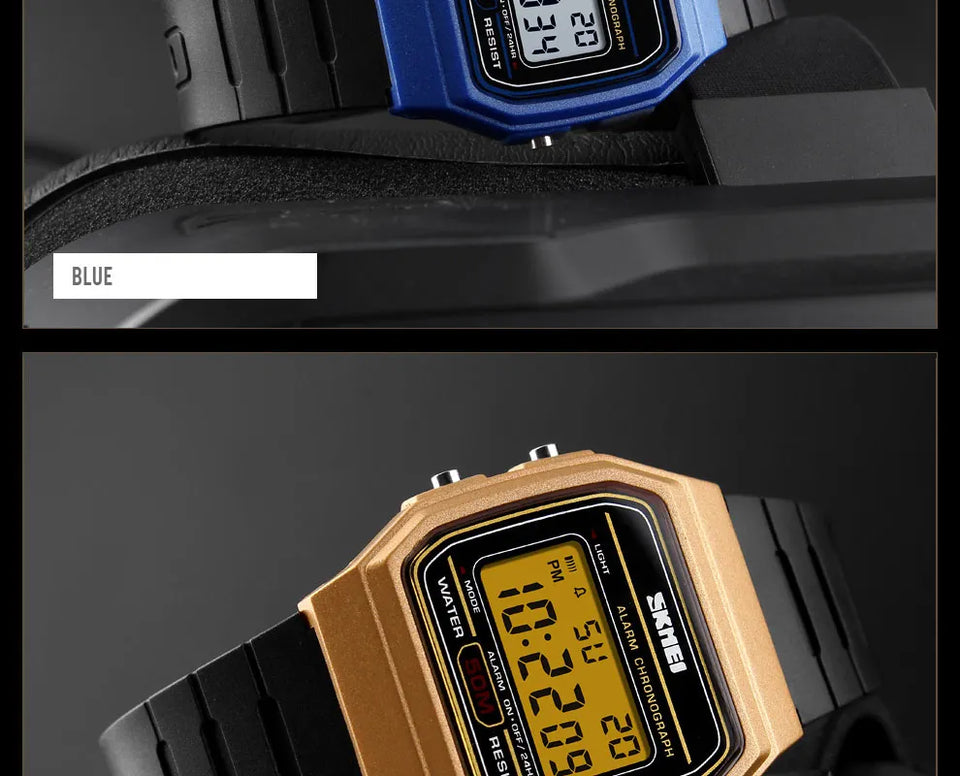 SKMEI Fashion Sports Couple Watches Women Digital Watch Waterproof Display Date Week Female Wristwatch Relogio Feminino 1412