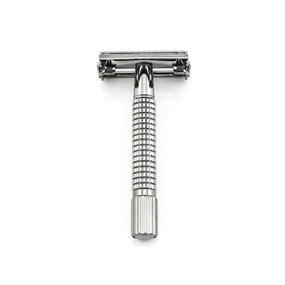 Butterfly Safety Razor WEISHI Brass material Gun color 9306-C or  Black Travel pouch Stainless steel mirror Top quality NEW
