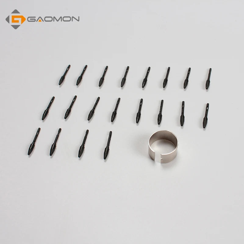 GAOMON 20 Pack Replacement Nibs for Graphic Tablet Battery Digital Pen ArtPaint AP10 & AP20