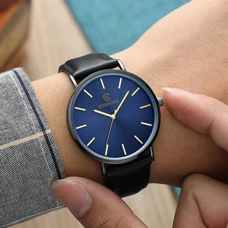 2022 Minimalist Men's Watch Ultra Thin Men's Watches For Men Fashion Simple Business Watch Leather Clock Reloj Hombre Relogio