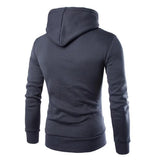 Autumn New Men Hoodies Sweatshirts Casual Solid Long Sleeve Hoodie Men Slim Fit Pullovers Sweatshirt Plus Size Hoody Streetwear