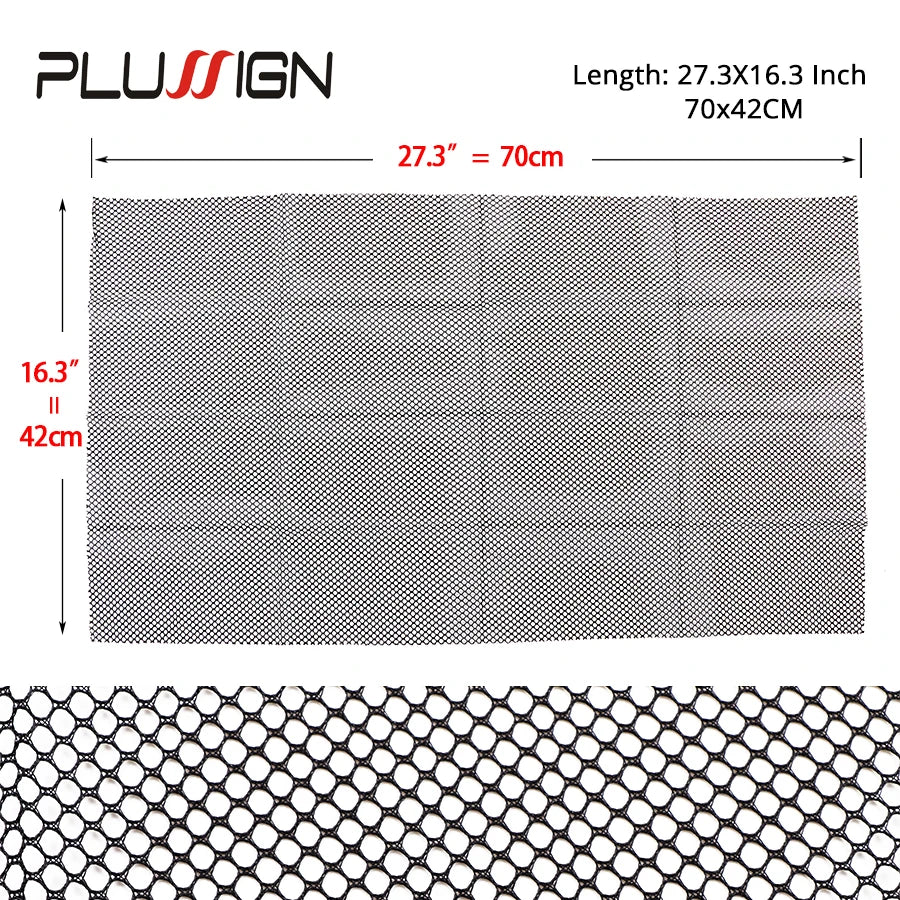 Plussign New Cut And Create Style Swiss Lace Net For Making Lace Wig Foundation Hairnet Accessories Weaving Tools Hair Net