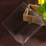 50pcs 7*7*7cm Transparent Waterproof PVC Boxes Packaging Small Plastic Clear Box Storage For Food/jewelry/Candy/Gift/cosmetics