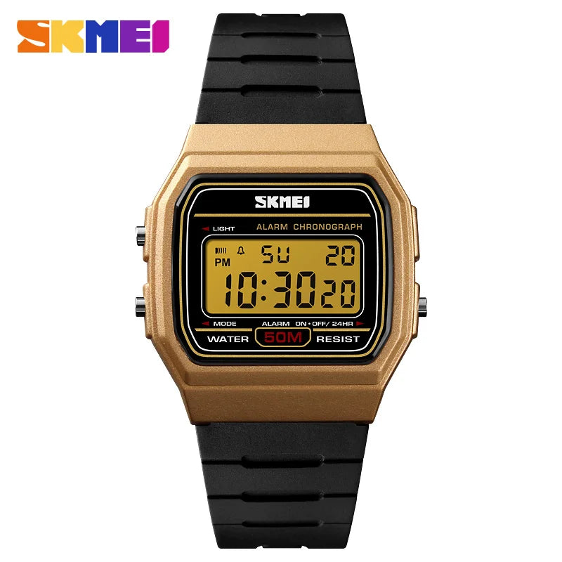 SKMEI Fashion Sports Couple Watches Women Digital Watch Waterproof Display Date Week Female Wristwatch Relogio Feminino 1412