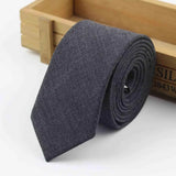 Commercial Luxury 100% Wool Tie Classical Color Black Grey Necktie Mens Fashion Neckties Designer Handmade European Style Ties