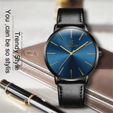 2022 Minimalist Men's Watch Ultra Thin Men's Watches For Men Fashion Simple Business Watch Leather Clock Reloj Hombre Relogio