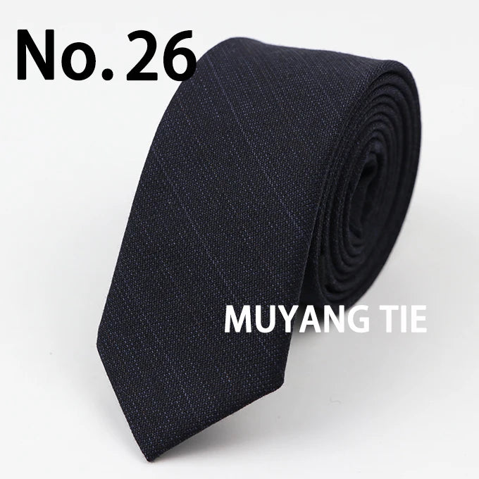 Commercial Luxury 100% Wool Tie Classical Color Black Grey Necktie Mens Fashion Neckties Designer Handmade European Style Ties