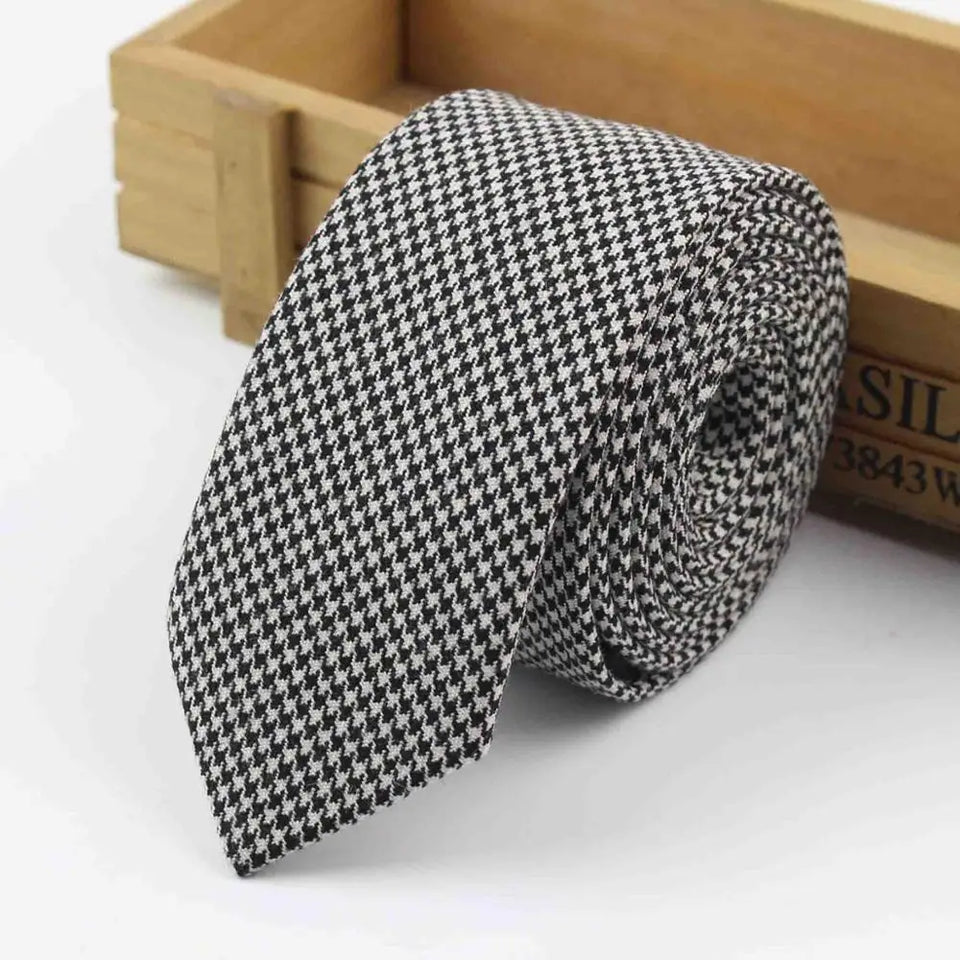 Commercial Luxury 100% Wool Tie Classical Color Black Grey Necktie Mens Fashion Neckties Designer Handmade European Style Ties