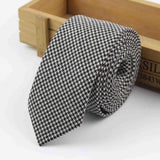 Commercial Luxury 100% Wool Tie Classical Color Black Grey Necktie Mens Fashion Neckties Designer Handmade European Style Ties