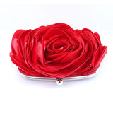 Fashion Flower Clutch Bag Women Wedding Handbag Bridal Clutch Purse Evening Dress Clutches Party Wallet Shoulder Chain Bag
