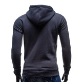 Autumn New Men Hoodies Sweatshirts Casual Solid Long Sleeve Hoodie Men Slim Fit Pullovers Sweatshirt Plus Size Hoody Streetwear