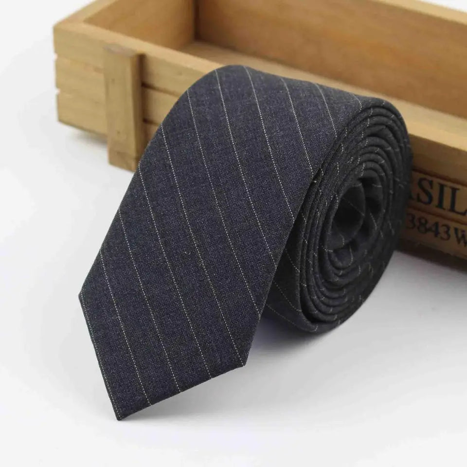 Commercial Luxury 100% Wool Tie Classical Color Black Grey Necktie Mens Fashion Neckties Designer Handmade European Style Ties