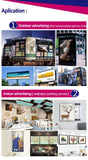 Sublimation Printer Commercial High Productivity Plotter Printer 180Cm Wide Format Printer Eco Solvent Banner Poster Wall Paper
