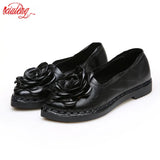 Xiuteng 2022 Shoe For Women Handmade Shoes Genuine Leather Soft Safe Flats Autumn Driving Shoes Pointed Toe Women Flats 5 Color