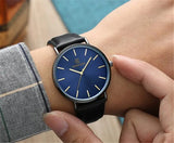 2022 Minimalist Men's Watch Ultra Thin Men's Watches For Men Fashion Simple Business Watch Leather Clock Reloj Hombre Relogio