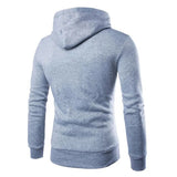 Autumn New Men Hoodies Sweatshirts Casual Solid Long Sleeve Hoodie Men Slim Fit Pullovers Sweatshirt Plus Size Hoody Streetwear