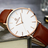 2022 Minimalist Men's Watch Ultra Thin Men's Watches For Men Fashion Simple Business Watch Leather Clock Reloj Hombre Relogio