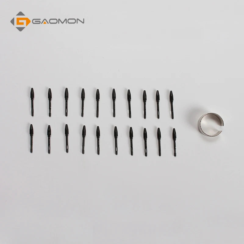 GAOMON 20 Pack Replacement Nibs for Graphic Tablet Battery Digital Pen ArtPaint AP10 & AP20
