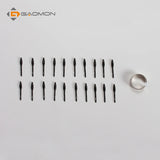 GAOMON 20 Pack Replacement Nibs for Graphic Tablet Battery Digital Pen ArtPaint AP10 & AP20