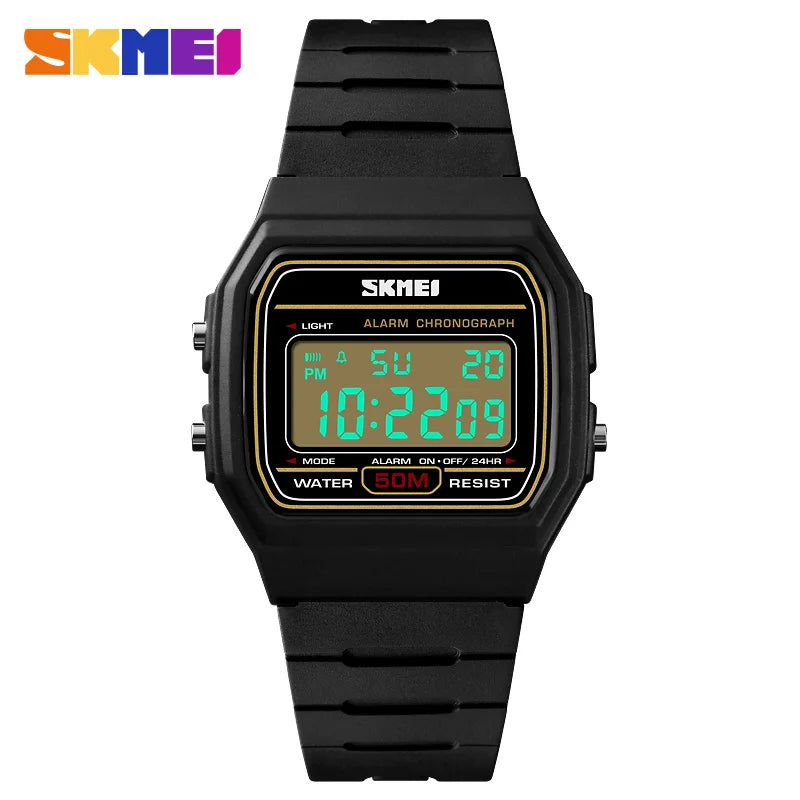 SKMEI Fashion Sports Couple Watches Women Digital Watch Waterproof Display Date Week Female Wristwatch Relogio Feminino 1412