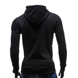 Autumn New Men Hoodies Sweatshirts Casual Solid Long Sleeve Hoodie Men Slim Fit Pullovers Sweatshirt Plus Size Hoody Streetwear