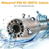 SYANSPAN Well Pipe Inspection Video Camera,Drain Sewer Pipeline Industrial Endoscope Deep Down Hole Underwater Underground Lens