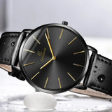 2022 Minimalist Men's Watch Ultra Thin Men's Watches For Men Fashion Simple Business Watch Leather Clock Reloj Hombre Relogio