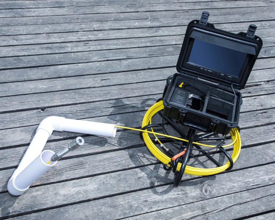 SYANSPAN Well Pipe Inspection Video Camera,Drain Sewer Pipeline Industrial Endoscope Deep Down Hole Underwater Underground Lens