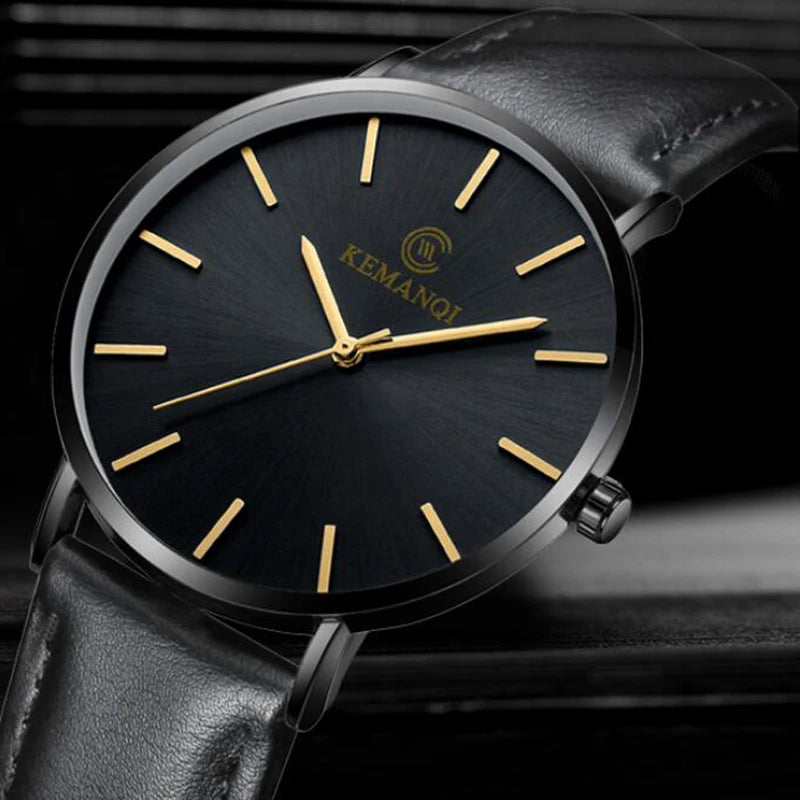 2022 Minimalist Men's Watch Ultra Thin Men's Watches For Men Fashion Simple Business Watch Leather Clock Reloj Hombre Relogio