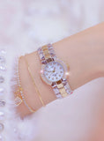 Women Luxury Brand Watch 2025 Dress Silver Gold Women Wrist Watch Quartz Diamond Ladies Watches Female Clock Bayan Kol Saati