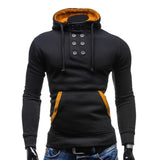 Autumn New Men Hoodies Sweatshirts Casual Solid Long Sleeve Hoodie Men Slim Fit Pullovers Sweatshirt Plus Size Hoody Streetwear