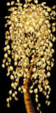 Abstract Golden Leaves and Flower Tree Oil Painting on Canvas Posters and Prints Wall Art Pictures for Living Room Cuadros Decor