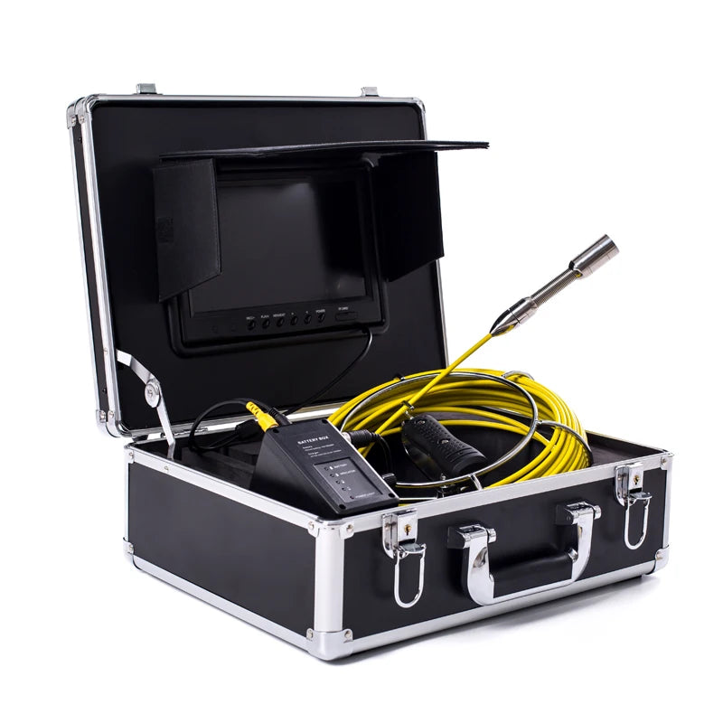 SYANSPAN Well Pipe Inspection Video Camera,Drain Sewer Pipeline Industrial Endoscope Deep Down Hole Underwater Underground Lens