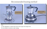 HOODAKANG-Stovetop Moka Coffee Maker, Italian Espresso, Expresso Percolator, Cafe Coffee Pot, 1, 2, 3, 6, 9, 12, 14Cup
