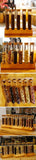 Coffee Beans Display Creative Wooden Flower Tea Rack Stand Cereals canister Glass Test Tube sealed Storage Decorative Ornaments
