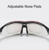 ROCKBROS Photochromic Bicycle Glassess Cycling Glasses Polarized Sunglasses Myopia Frame MTB Mountain UV400 Bicycle Goggles