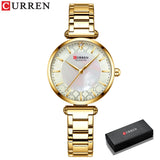 Fashion Stainless Steel Women Luxury Watch Analog Quartz Wristwatch Ladies Elegant Dress Watches Gift Clock Relogio Feminino