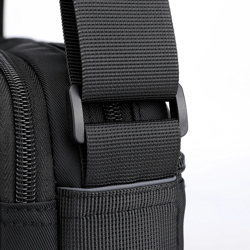 Crossbody Shoulder Bag Men Zipper Travel Messenger Pack Male Shoulder Sling Working Bags Bookbag Briefcase Casual Sling Bag Male