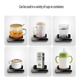USB Potable Coffee Mug Cup Warmer for Office Desk Use Home Office Smart Electric Beverage Warmer with 3 Temperature Settings