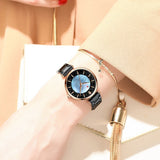 Fashion Stainless Steel Women Luxury Watch Analog Quartz Wristwatch Ladies Elegant Dress Watches Gift Clock Relogio Feminino