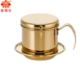 350ml Vietnamese Moka Pot Espresso Coffee Maker Portable Stainless Steel Filter Holder Drip Filter Coffee Accessories