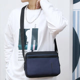 Crossbody Shoulder Bag Men Zipper Travel Messenger Pack Male Shoulder Sling Working Bags Bookbag Briefcase Casual Sling Bag Male