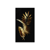 Abstract Golden Leaves and Flower Tree Oil Painting on Canvas Posters and Prints Wall Art Pictures for Living Room Cuadros Decor