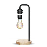 Novelty LED Magnetic Levitation Bulb Floating Desk Lamp Magic Black Tech Wireless Charger For Home Christmas Gift Night Light