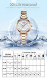 Fashion Stainless Steel Women Luxury Watch Analog Quartz Wristwatch Ladies Elegant Dress Watches Gift Clock Relogio Feminino