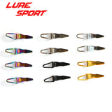 LURESPORT 12pcs 20pcs Stainless Steel Hook Keeper for Lure Collapsible Rod Building Component Repair Fishing rod DIY Accessory