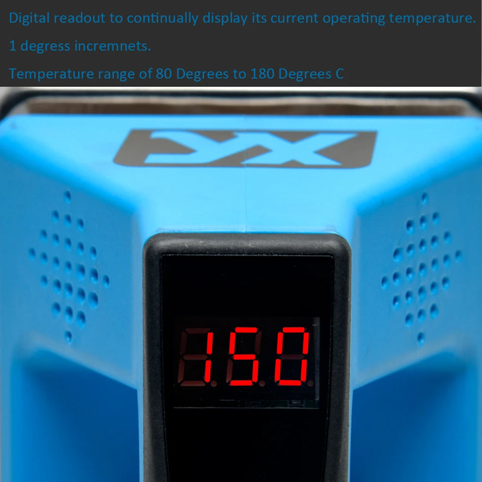 XCMAN Ski Snowboard  Digital Waxing Iron 110V 800W Precise Controlling Temperature with a Wax Iron Mat
