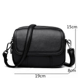 Genuine Leather Women's Casual Fashion Bag Women Messenger Bag Small Shoulder Bag Crossbody Bags for Real Cowhide Women Handbags