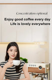 Coffee Maker Stainless Steel Italian Household Small Semi-Automatic Coffee Machine Steam Milk Bubble Concentration Office Steam